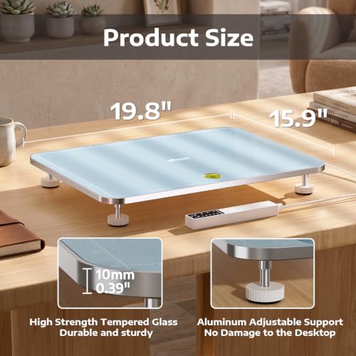 OFFNOVA 16×20" Large Resin Heating Mat & Leveling Table, 2-in-1 Epoxy Resin Tools, Resin Curing Machine for Resin Molds, Undeformed Resin Dryer with Smart Timer & Temperature Control, Silicone Mat - size: 16*20" Resin Curing Kit