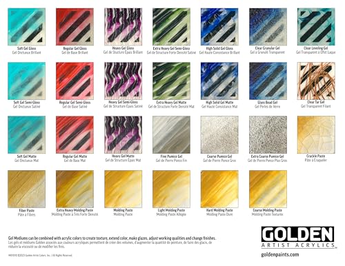 Golden Artist Colors - Self Leveling Clear Gel - 16 oz Jar