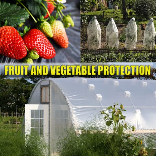20 Pieces Plastic Drop Cloth, Multiple Waterproof Cloth Sheets for Painting, Dust-Proof and Rustproof, 9x12 Feet Tarp, Furniture Cover - size: 20 Pieces
