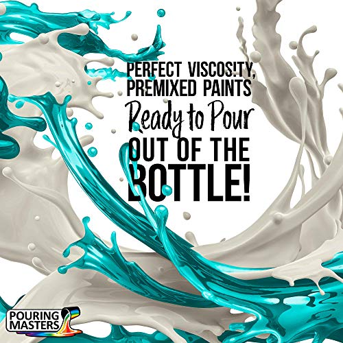 Pouring Masters 84 Color Metallic Ready to Pour Acrylic Pouring Paint Set - size: 84 Count (Pack of 1)