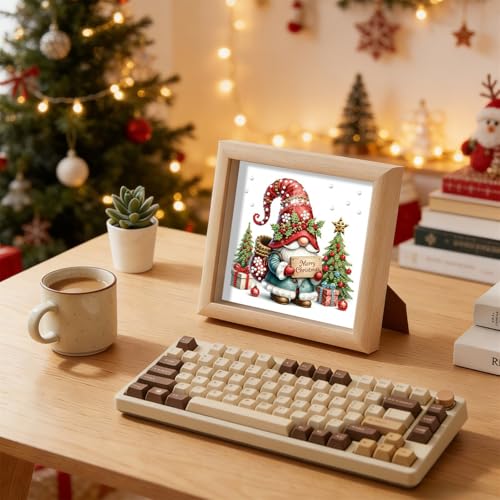 DIY Diamond Art Painting Pearl Creative Pattern 5D Seasonal Holiday Calendar 2026 Healing Home Photo Frame Set Tools-6Pcs Goblin - color: 6Pcs Goblin