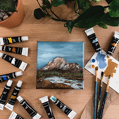 Ohuhu 36 Oil-Based Colors Oil Paint Set, 12ml/0.42oz x 36 Tubes Non-Toxic - style: 36 Colors