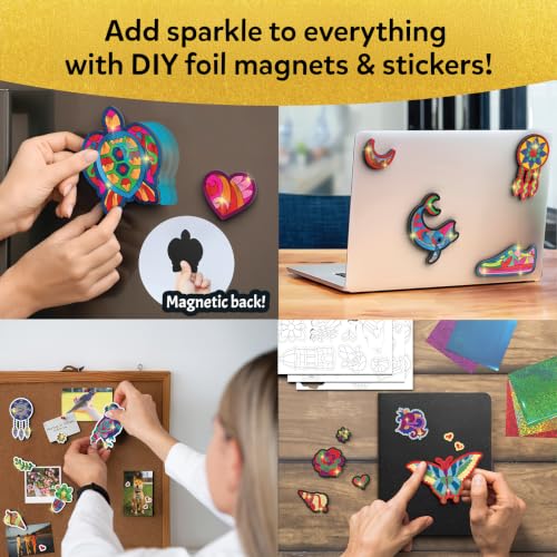 Skillmatics Foil Fun Pretty Patterns, Foil Art, Gift for Tweens & Adults
