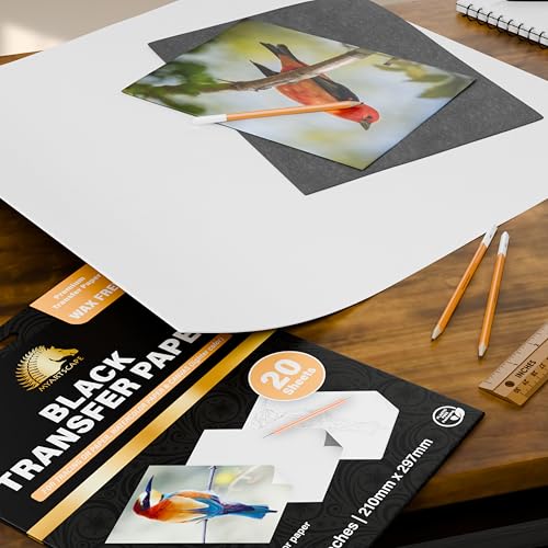 MyArtscape Graphite Transfer Paper - A4 Black 20 Sheets