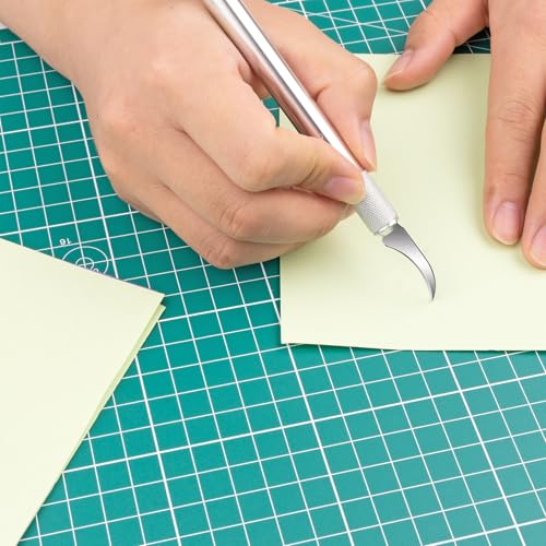 DIYSELF 150 PCS #28 Hobby Knife Blades, SK5 Exacto Knife Replacement Blades | Hook-Style Craft Knife Blades for Pull Cuts, Curved Art Knife Blades for Vinyl, Leather, Foam, Paper and DIY Detail Work - size: #28