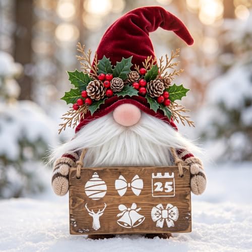 Fainne 100 Pcs 1.5 Inch Christmas Small Stencils for Crafts | Reusable Painting Stencils Painting Crafts Templates, Santa Reindeer Snowman Christmas Tree Designs for DIY Holiday Decor - style: Christmas