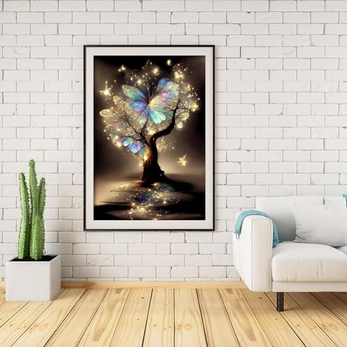 Tree of Life Diamond Art Kits for Adults Diamond Painting Kits for Adults | 5D Diamond Dots Gem Art Crafts with Tools,Round Full Drill Funny Crafts for Home Wall Decor&Gift-12x16inch - color: q-032, size: Round diamond painting