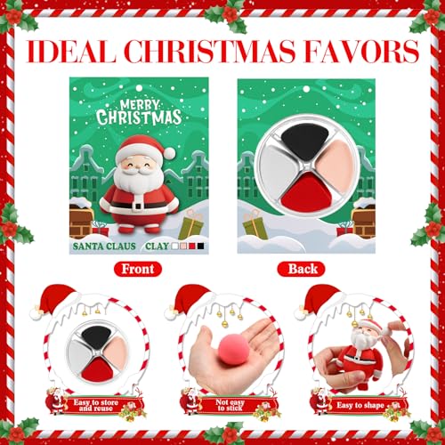 Capoda 30 Sets Christmas DIY Clay Kit Air Dry Modeling Animal Set - style: Christmas