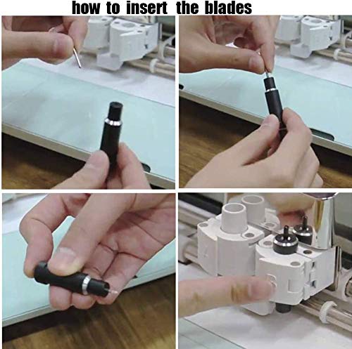 30 Pcs 45 Degree Standard Cutting Blades,Replacement Blades Compatible with Explore 4/3/Air 2/Air/Air One/Maker 3/4/2/Maker/Expression/Venture, Vinyl Fabric Cutting Knife Blade Replacement - size: 30 pieces