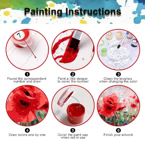 TCDZMYGS Pond Cat Paint by Numbers Kit for Adults Beginner,10x12 in | Paint by Number for Beginner,Adult Paint by Number,HD Color Canvas,DIY Tool Kits,Stress Relief Craft,Great Gift,With Frame - color: paint by number-1225-3