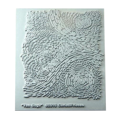 AVES Co Rubber Texture Clay Stamp - Make Impression w/Christi Friesen Stamp - style: Van Gogh