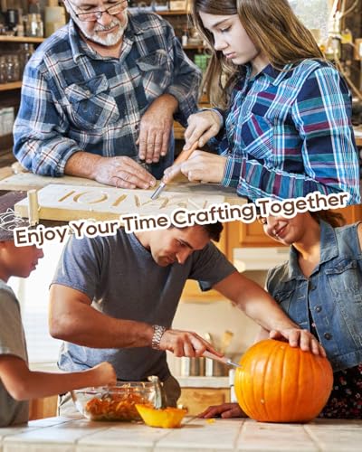 UCEC 5Pk Wood Carving Tools Set, Linocut Whittling Knives with Chisel Gouge | Linoleum Hand Wood Carving Kit with V-Chisel, Angled Gouge & Half Round Tools, Whittling Kit for Linocut Printmaking Supplies - color: Wooden-5 Pack