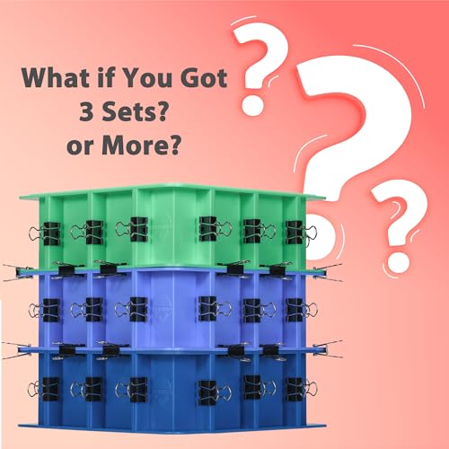 Adjustable Mold Housing Kit for Silicone Molds Making 1 Set | Premium ABS Made Easy Demolding Mold Box - Free Combination & Tierable- Ideal for Silicone/Soap/Wax/Candle Molds etc. - size: 1 set