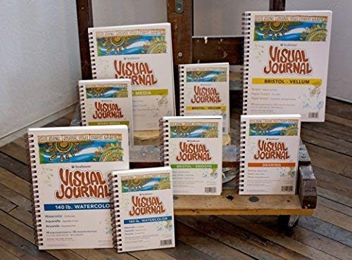 Strathmore Visual Journal Bristol Smooth 5.5"X8"-28 Sheets -460350 - size: 5.5x8.5, style: Bristol Smooth