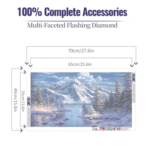 YALKIN Diamond Painting Kits for Adults,5D DIY Diamond Art Kits Full Drill Diamond Dots for Gift Wall Decor Gem Arts Scenery 16x28 inch - color: Blue, size: Round