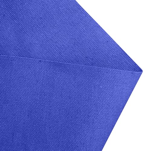 10oz Heavy Duty Cotton Canvas Fabric 60" x 40", Thick Cotton Duck Cloth for Painting, Sewing, Crafts, Tote Bags, Embroidery, Home Decor, Drop Cloth (Dark Blue) - color: Dark Blue, size: 60" x 40"