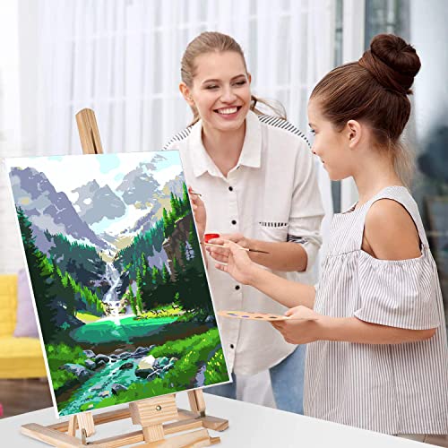 AOSGEDY 6 Pack Paint by Numbers for Adults Kids Beginner, Adult DIY Landscape Oil Painting for Home Wall Decor 12X16 Inch - color: Multicolor