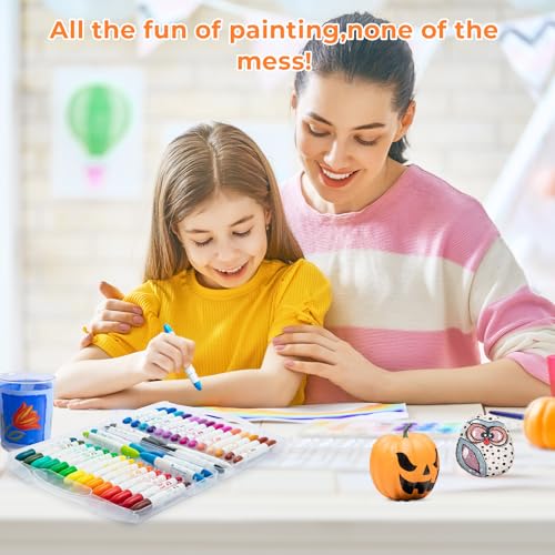 M&G 36 Colors Upgraded Food-grade Paint Sticks, Tempera paint sticks set, Washable paint, Non- Toxic, No Mess Quick Drying-Stocking Stuffers, Christmas Gift Idea for artists - color: 36 colors