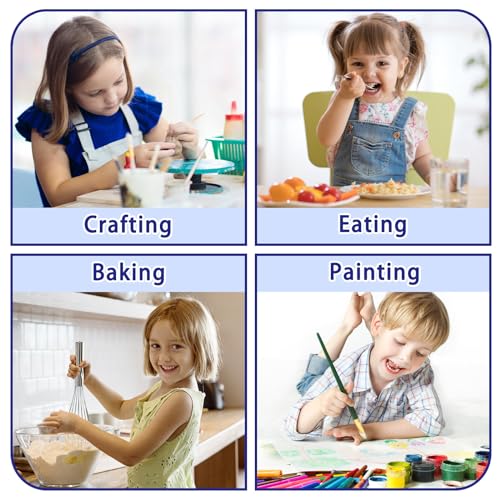 Kopokita Kids Art Smock, Toddlers Painting Apron Children Artist Smock - color: Yellow