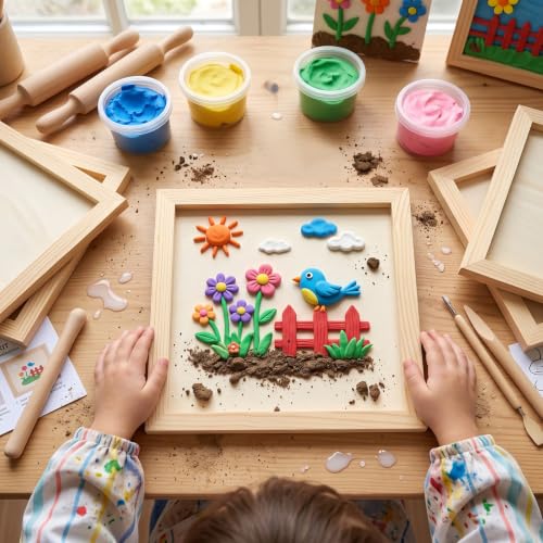 Kathfly 12 Pcs 12 x 12 Inch Wood Panels for Painting,Unfinished Boards - size: 12 x 12 inch