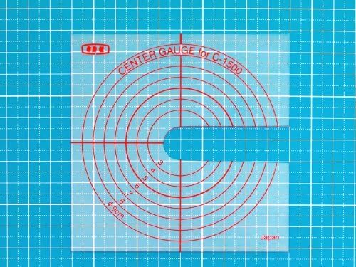 NT Cutter Circle Cutter, 3/4" to 6-3/4" Diameter (iC-1500P) | Leaves no pin trace, 1 Circle Cutter