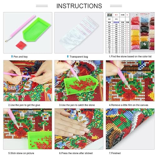 Ohhvvow Jesus Diamond Art Painting Kits for Adults, Full Drill Faith Diamond Dots Paintings for Beginners Round 5D Paint with Diamonds Pictures Gem Art Painting Kits DIY Crafts 12x16 Inch - color: Jesus B