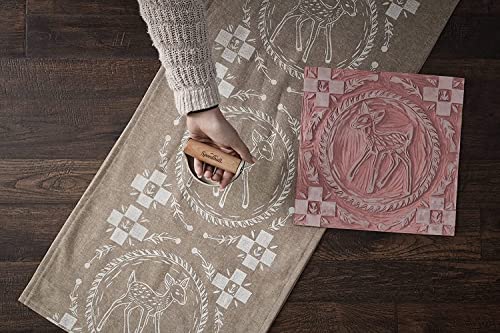 Speedball Speedy-Carve Block Printing Carving Block, Rectangle, Pink, 4 x 6 Inches (40-Pack), Linoleum for Printmaking - size: 40-Pack