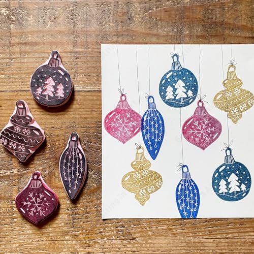 Falling in Art 5 Pack 4x6 Rubber Carving Block, Easy Cut Lino Blocks | Soft Linoleum Block for Printmaking, Stamps, Crafts - size: 4''x6'' 5 Pack