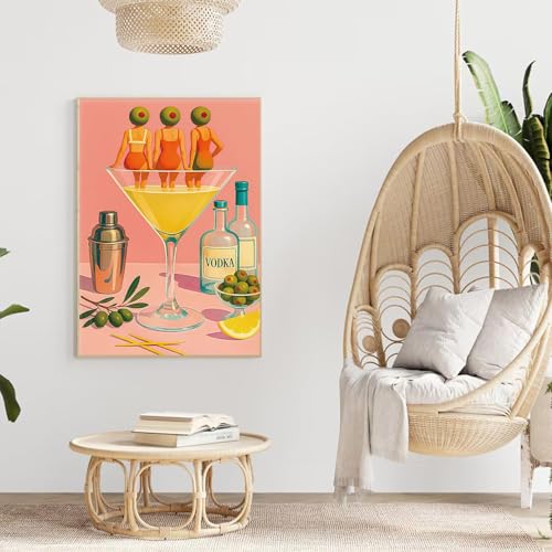 EIBEILI Diamond Art Kits for Adults-Cocktail Diamond Painting Wall Decor - color: DP03457
