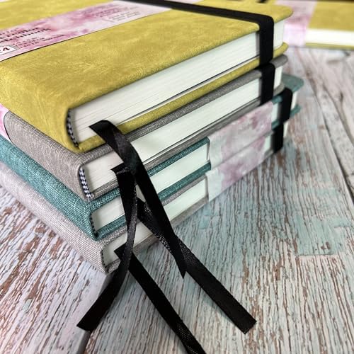 tumuarta Watercolor Sketchbook, 6x6”, 140 LB, 300GSM, 100% Cotton Paper - color: Blue, size: 6"x6"