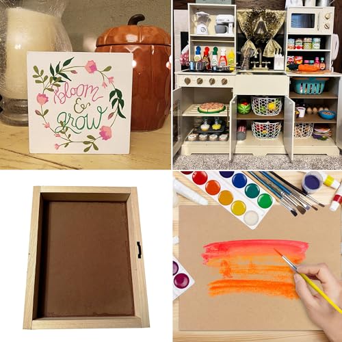 15 Pack 11" x 13.8" MDF Board, 1/4” Thick Versatile and Durable MDF Wood Chipboard Sheets for DIY Projects, Crafts, Painting, Engraving and More by GNIEMCKIN