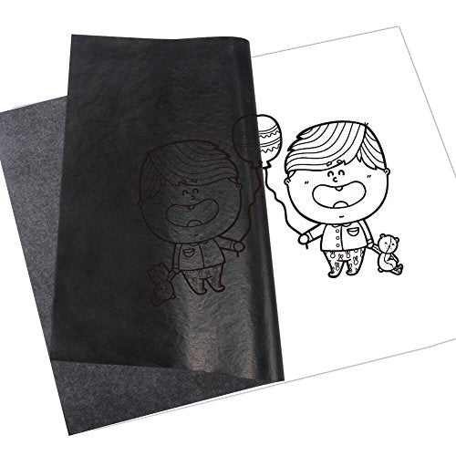 selizo 100 Sheets Black Carbon Transfer Tracing Paper for Wood, Paper, Canvas and Other Art Surfaces (9 x 13 Inches) (Pack of 2) - size: 9x13in (Pack of 2)