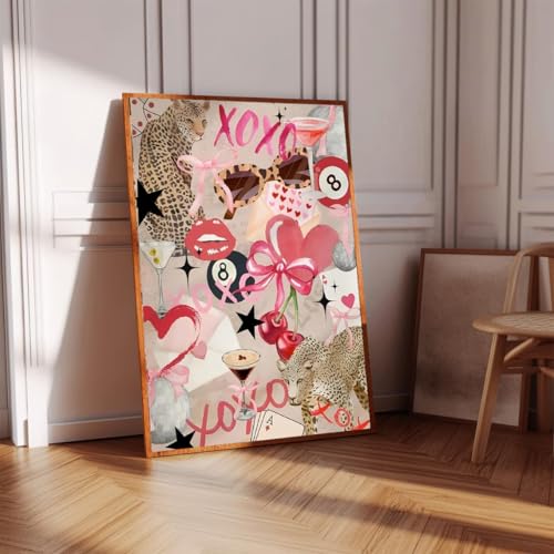 Pink Bow Diamond Art Kits for Adults Diamond Painting Kit for Adult | Fashion Girlly Modern 5D Diamond Dots Gem Art Crafts with Tools, Round Full Drill Crafts for Home Wall Decor-12X16in - color: DP03110, size: Round diamond painting