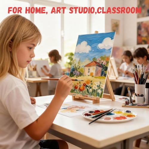 72 Pcs 5x7inch Small Canvas Boards for Kids Painting,Flat Panels | Gesso Primed Acid-Free 100% Cotton for Acrylics Oil Watercolor Tempera Paints - size: 5"x7" - 72 pack