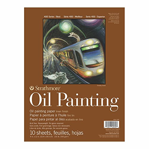 Strathmore 400 Series Oil Painting Pad 9"X12"-10 Sheets -62430309 - size: 9x12