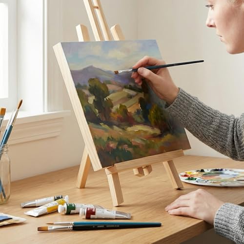 8 Pack 8x10 Inch Unfinished Wood Canvas Panels, 2CM/0.78 Inch Deep Wooden Rectangular Canvas Boards for Crafts, Painting - size: 8x10 Inch