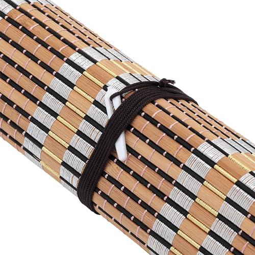 Creative Mark Paint Brush Roll Up Case - Bamboo Brush Mat with Tie Closure, 8 Large Pockets for Short and Long Handle Brushes, Breathable Design for Artists, Teachers, Students (Pack of 2) - size: Large (Pack of 2)