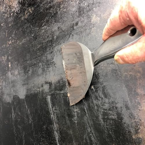 ALLWAY UX6F Premium One-Piece Flex Stainless Steel Joint Knife, 6" | Ergonomic Handle, Built-in Hammer End - size: 6"