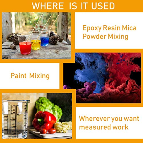 CANOPUS Mixing Cups for Epoxy and Resin, Measuring Cups, Graduated Paint Mixing Cups, Plastic Mixing Cups for Automotive and Art Projects, 20 ounce (1 Pint), 600 cc (Pack of 25) - size: 20oz