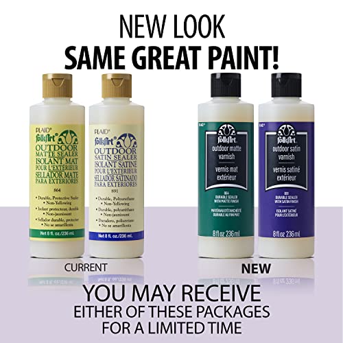 FolkArt Acrylic Outdoor Sealer (8 Ounce), Matte Finish - color: Clear