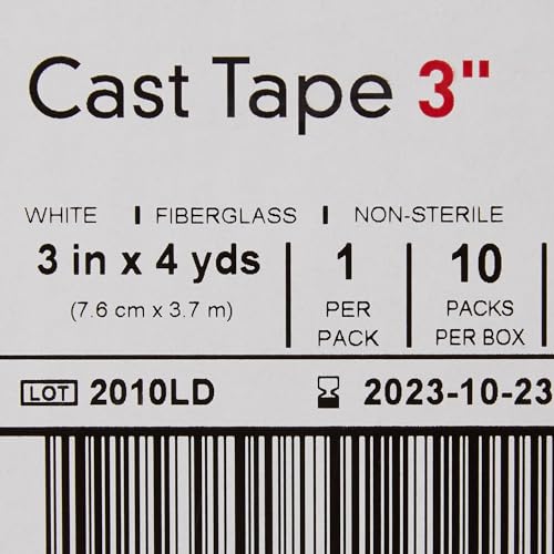 McKesson Cast Tape, White, 3 in, 1 ct | Fiberglass, 4 yds