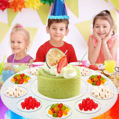 8Pcs Clear Paint Pallet,Paint Palette,Paint Trays for Kids to Painting | Plastic Palettes for Have a Birthday Painting Party - color: 8pcs-clear