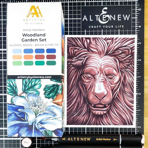 Altenew Crafter's Foldable Cutting and Alignment Mat (A3 Size) Self-Healing, Collapsible, Easy to Read Grid, Inches and Centimeters, Paper Alignment