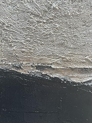 NANKAI Hand-Painted Minimalism Black and Gray Art Oil Painting Canvas Abstract Oil Painting Wall Art 36x24 Inch Home Wall Decoration - color: Nkhb076