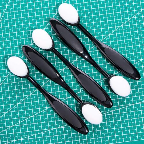 UNIMEIX 15 Pack Craft Ink Blending Brushes Set Tool Card Making Supplies Blender Brush for Card Making(Size 4, 0.82" Brush Head)