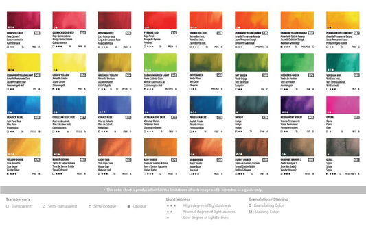 PWC SHINHAN Extra Fine Watercolor Paint 15ml Tubes 32 Color Set