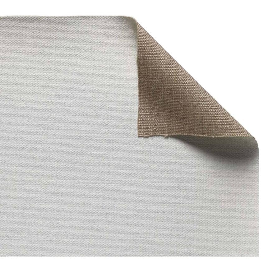 Claessens Linen #10 Single Oil Primed Heavy Texture Roll- Hand Primed Canvas Roll- Professional Quality Unstretched Canvas Roll for Painting Oil and Alkyd- 82 in x 6 Yard- Archival Canvas - color: #10 Heavy Texture, size: 82 in x 6 yard