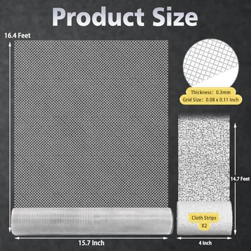 Sculpting Wire Mesh Roll for Art Crafts, Clay Sculpture (15.7 X 196.8 Inch) - size: 15.7 x 196.8 Inch
