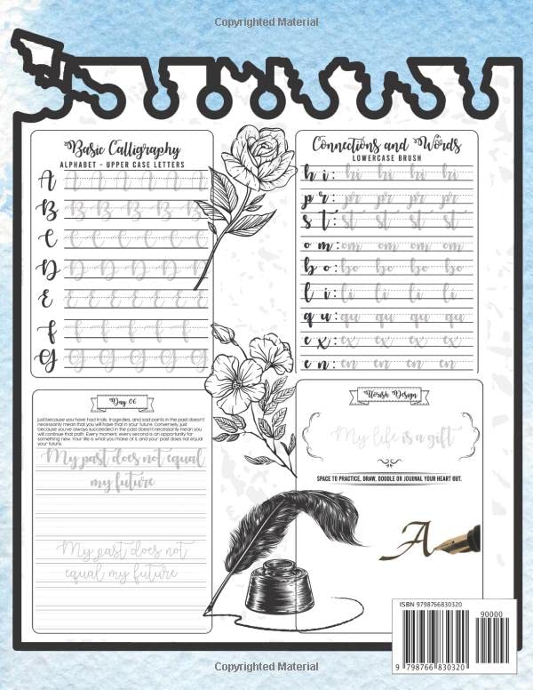 The Ultimate Guide to Modern Calligraphy & Hand Lettering for Beginners: A Complete Manual for Learning Handwriting with Tips, Techniques, Activity ... and Hands-on Projects for Learning Letters