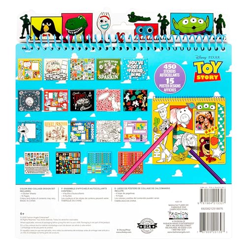 Fashion Angels Disney Pixar Toy Story Color & Collage Portfolio Set - color: Buzz Lightyear